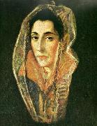 El Greco a lady oil on canvas